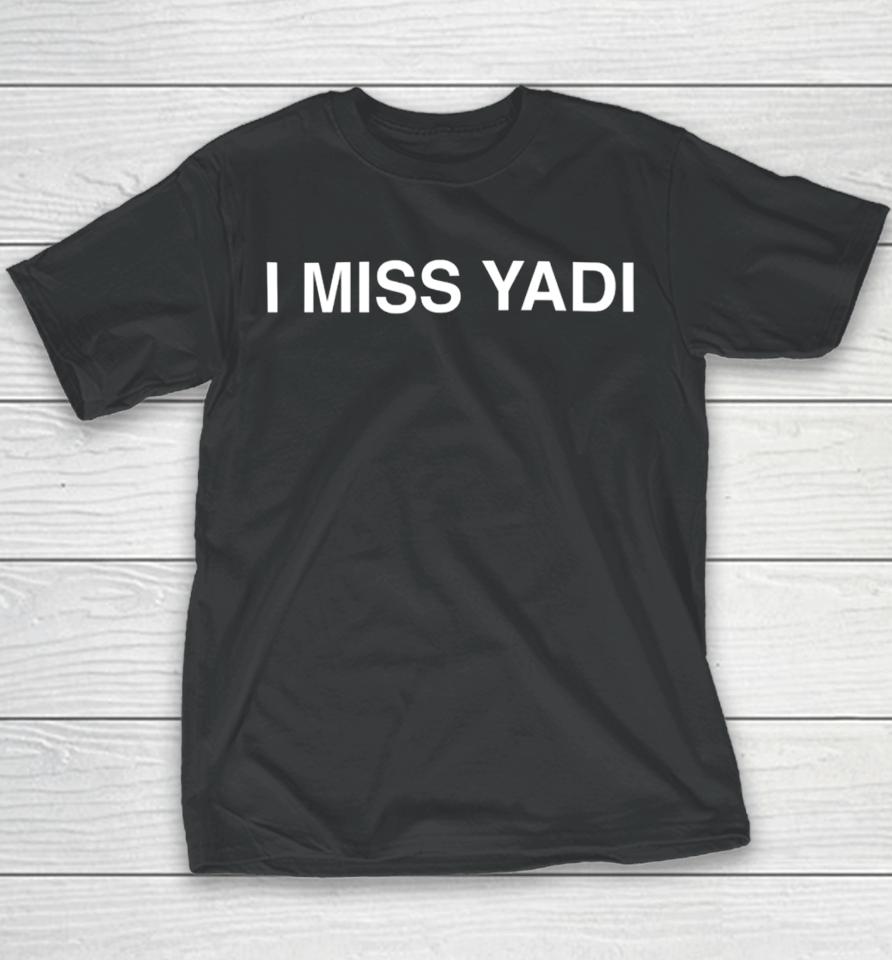 Obvious  I Miss Yadi Shirt St. Louis Baseball Youth T-Shirt