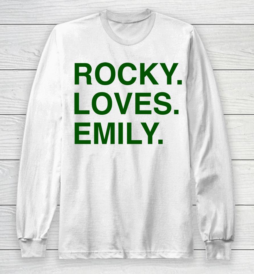 Obvious  Rocky Loves Emily Long Sleeve T-Shirt