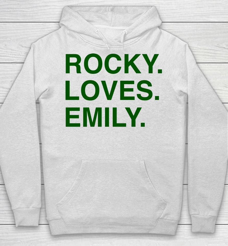 Obvious  Rocky Loves Emily Hoodie