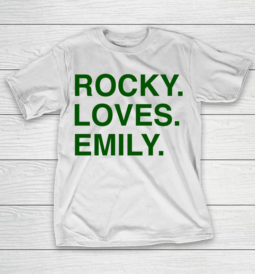 Obvious  Rocky Loves Emily T-Shirt
