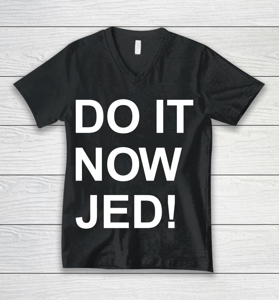 Obvious  Store Do It Now Jed Unisex V-Neck T-Shirt