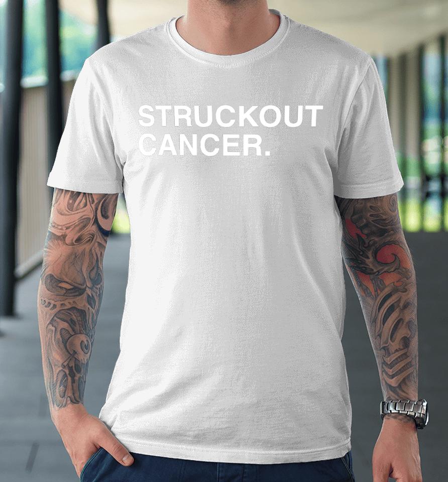 Obvious  Struckout Cancer Premium T-Shirt