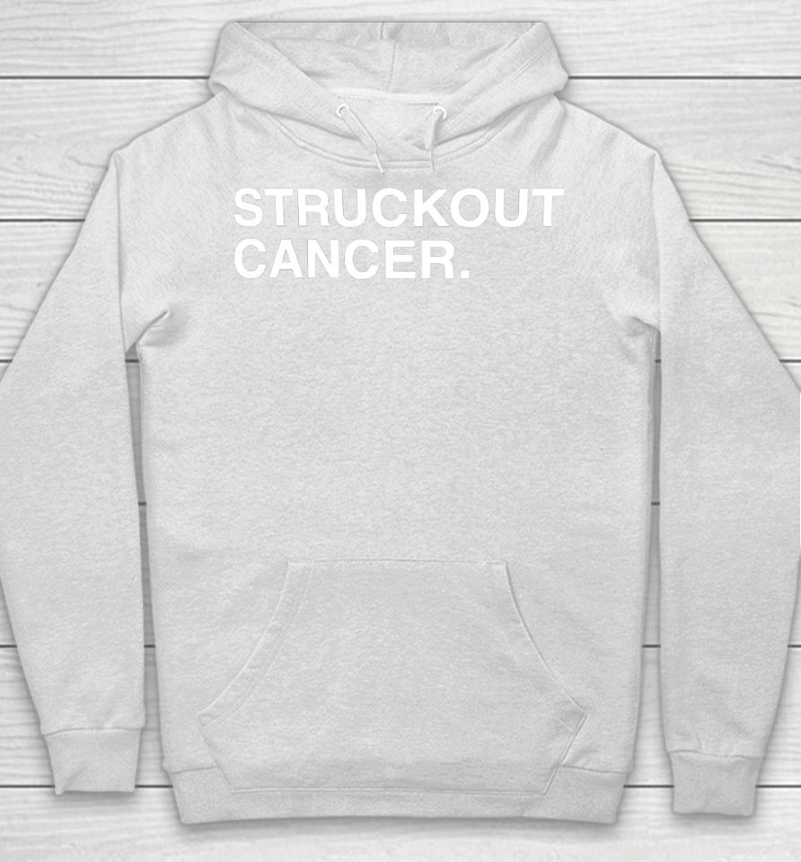Obvious  Struckout Cancer Hoodie