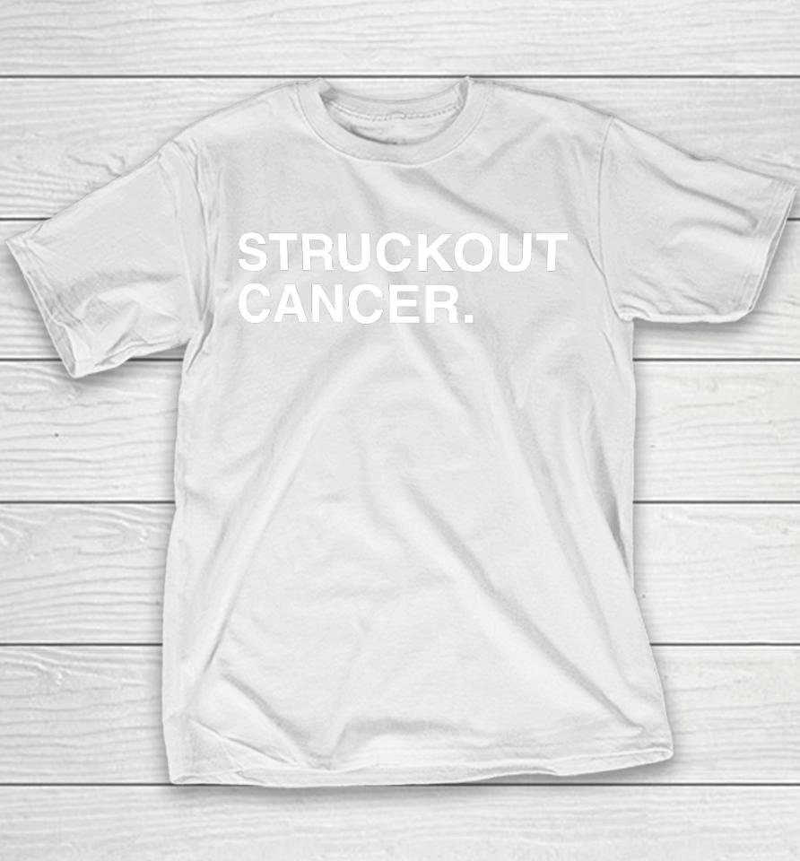 Obvious  Struckout Cancer Youth T-Shirt