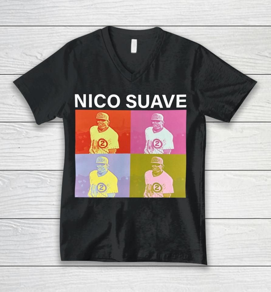 Obvious Store Nico Suave Unisex V-Neck T-Shirt
