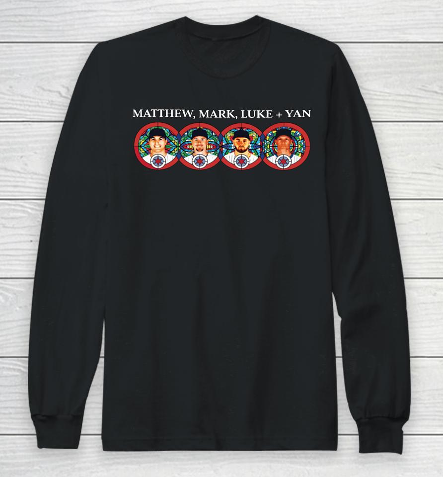 Obviousshirts Matthew Mark Luke &Amp; Yan Long Sleeve T-Shirt