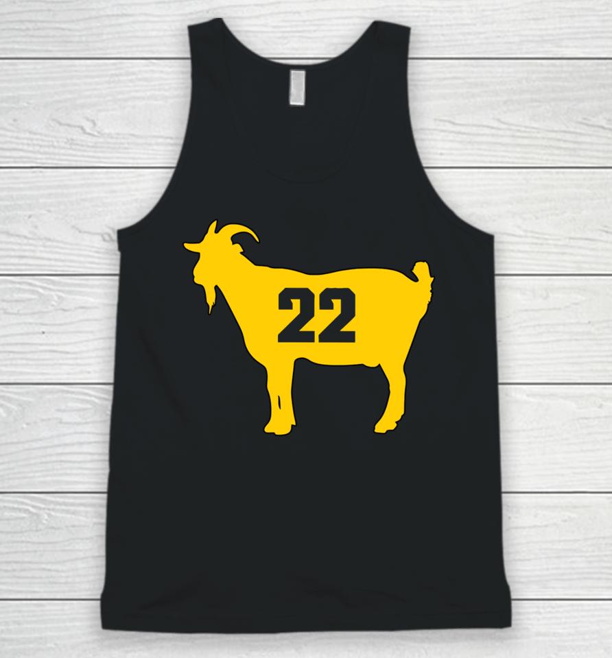Obviousshirts The Queen Of Basketball Iowa’s Goat 22 Unisex Tank Top