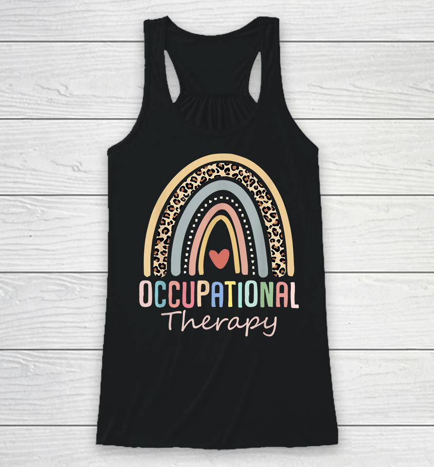 Occupational Therapy Rainbow Racerback Tank