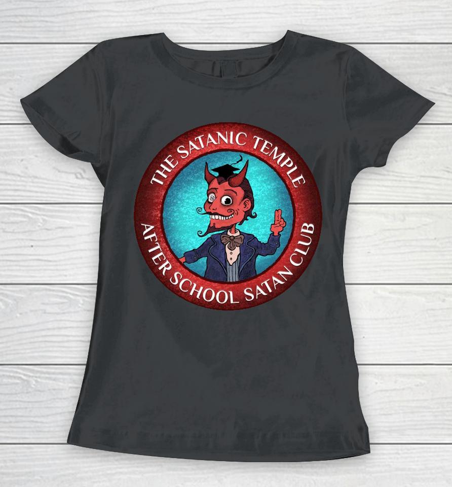 Occupy Democrats The Satanic Temple After School Satan Club Women T-Shirt