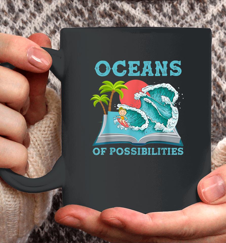 Oceans Of Possibilities Book Waves Summer Reading Coffee Mug