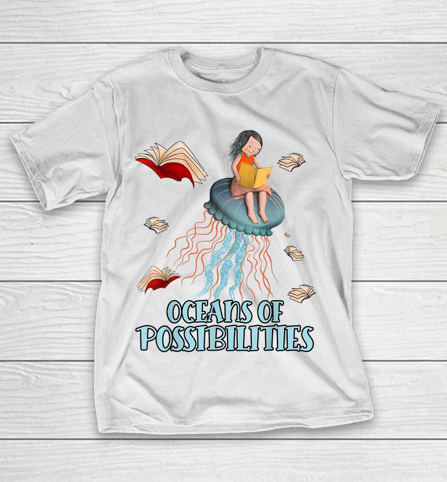 Oceans Of Possibilities Summer Reading 2022 Librarian T-Shirt