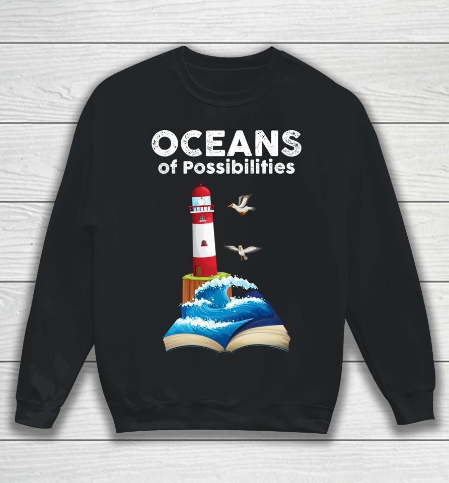 Oceans Of Possibilities Summer Reading Librarian Sweatshirt