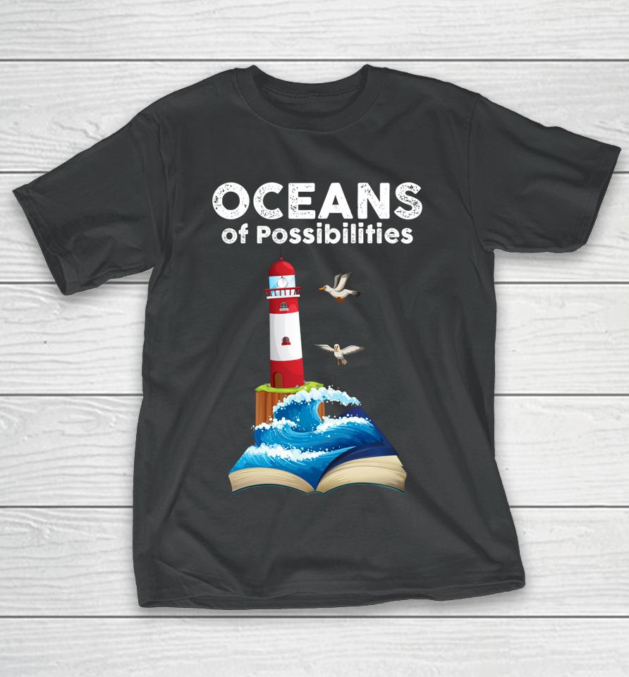 Oceans Of Possibilities Summer Reading Librarian T-Shirt