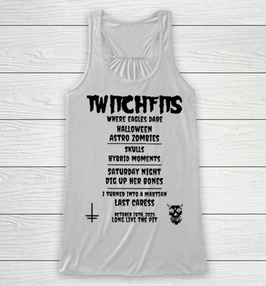 October 28Th, 2023 Long Live The Pit Twitchfits Where Eagles Dare Halloween Astro Zombies Racerback Tank