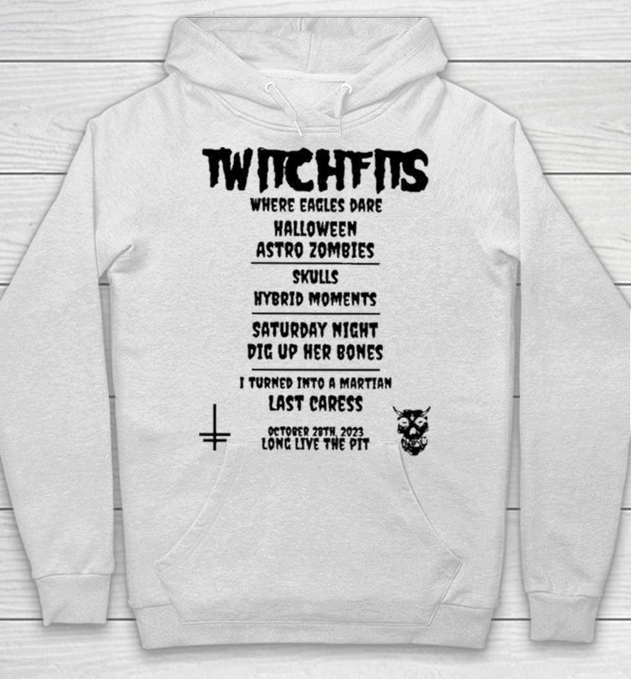 October 28Th, 2023 Long Live The Pit Twitchfits Where Eagles Dare Halloween Astro Zombies Hoodie