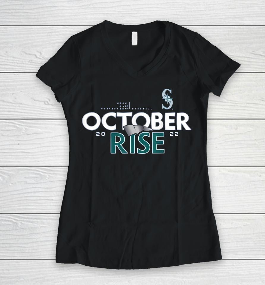 October Rise Mariner Women V-Neck T-Shirt