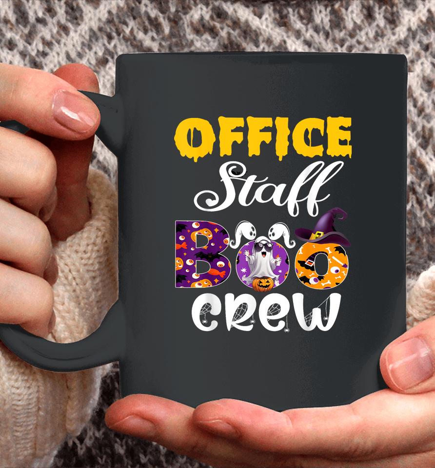 Office Staff Boo Crew Funny Matching Halloween Costume Coffee Mug