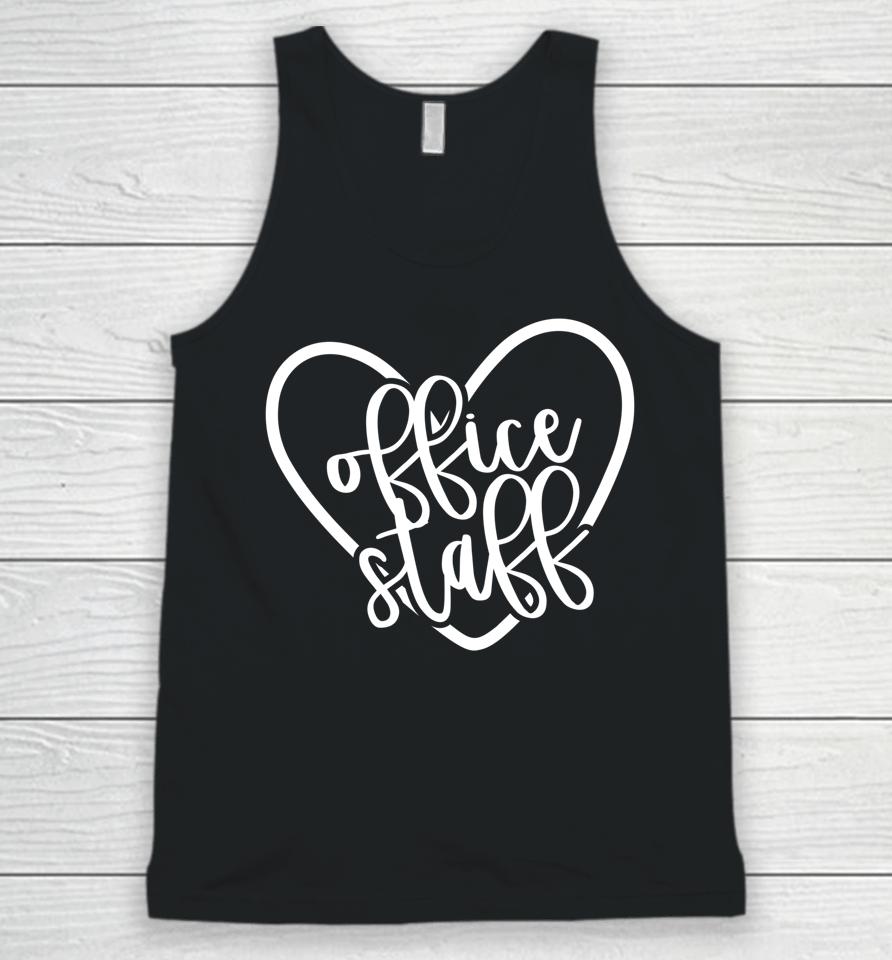 Office Staff Squad Back To School Matching Group Unisex Tank Top
