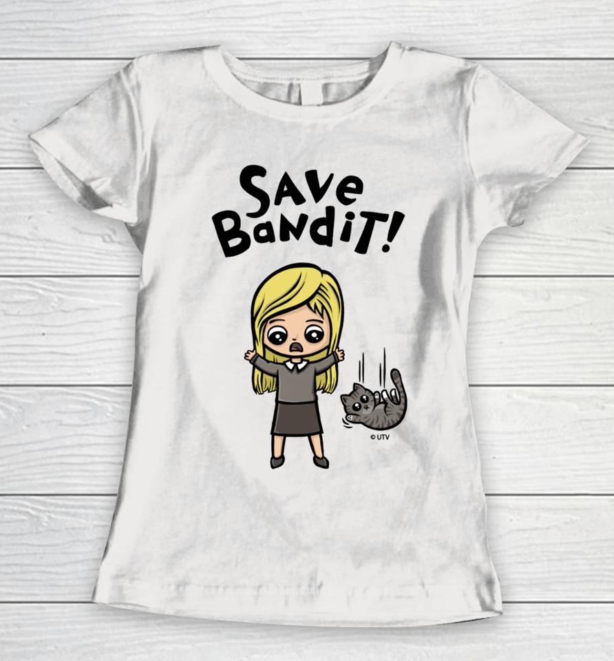Officebloopers Couchpotatoshop Save Bandit Women T-Shirt