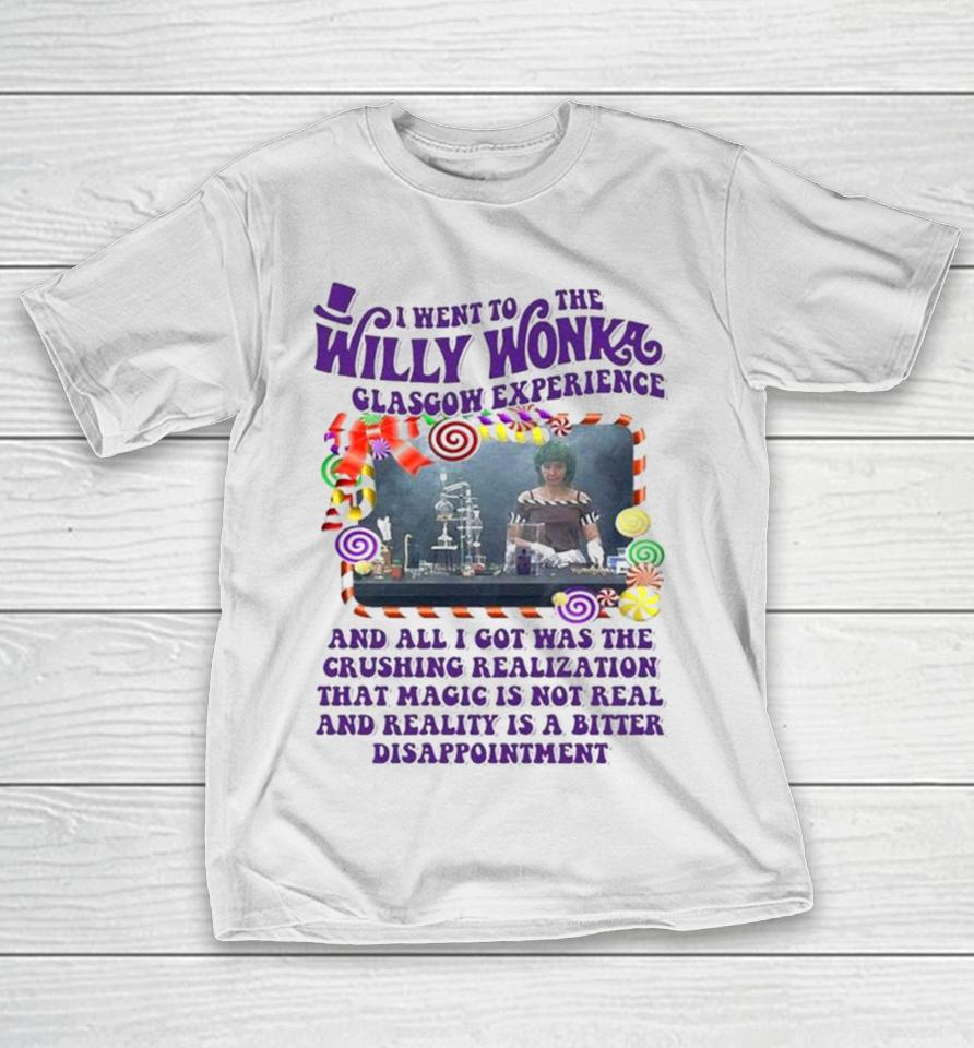 Official 2024 I Went To The Willy Wonka Glasgow Experience T-Shirt