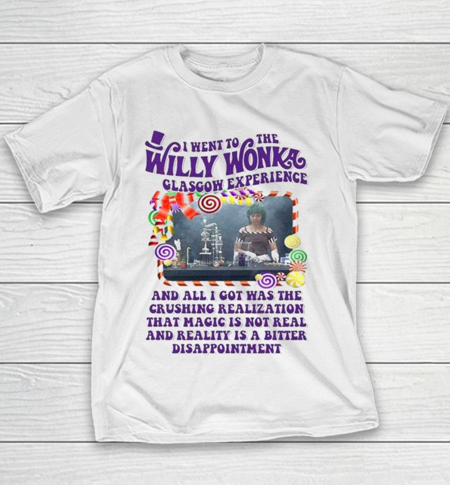 Official 2024 I Went To The Willy Wonka Glasgow Experience Youth T-Shirt