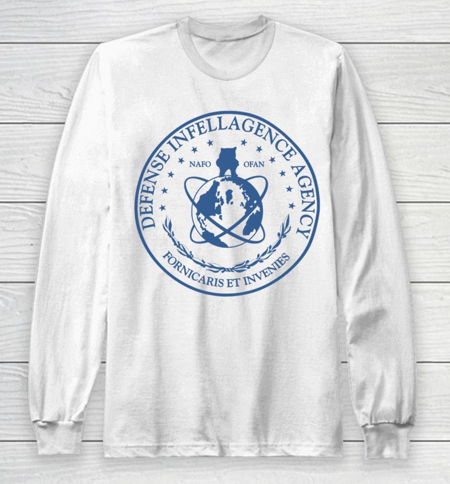 Official Defense Infellagence Agency Fornicaris Et Invenies Nafo Long Sleeve T-Shirt