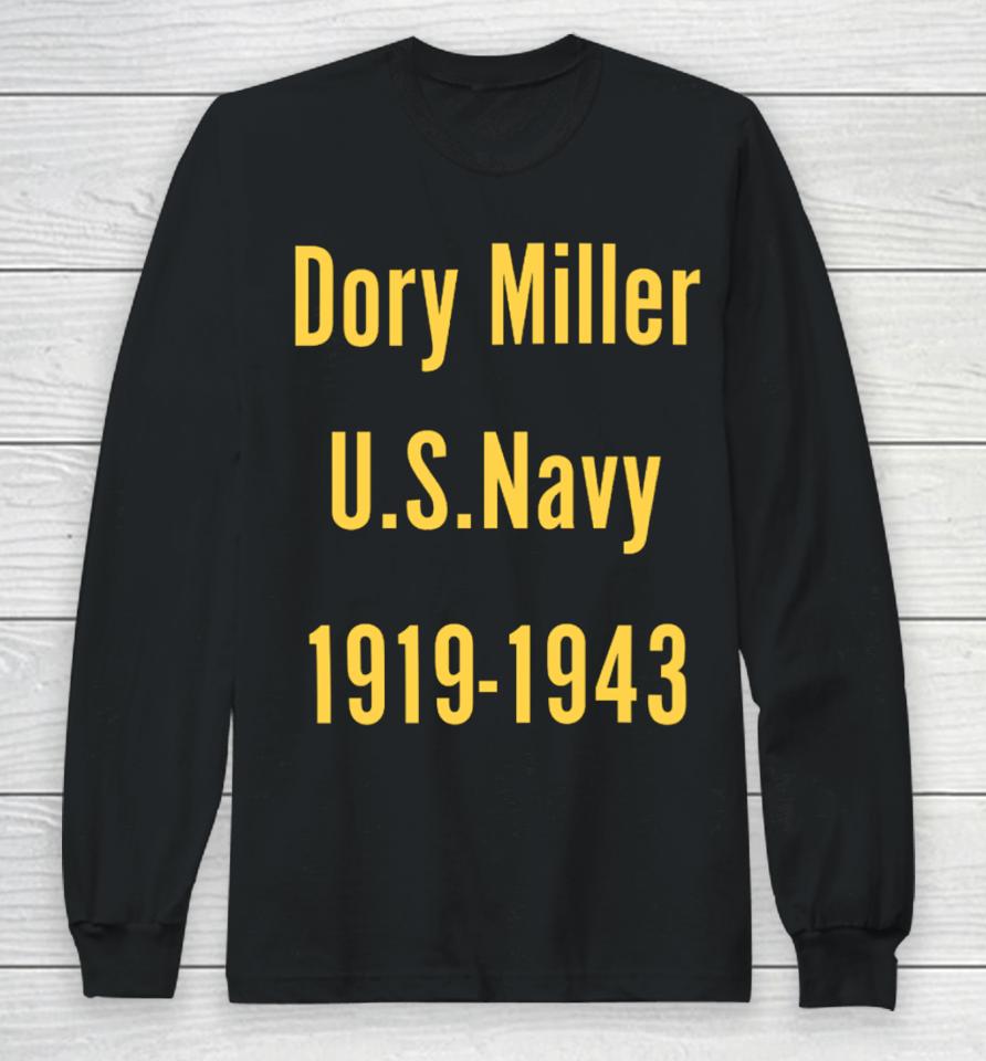 Official Dory Miller Us Navy 1919-1943 Long Sleeve T-Shirt