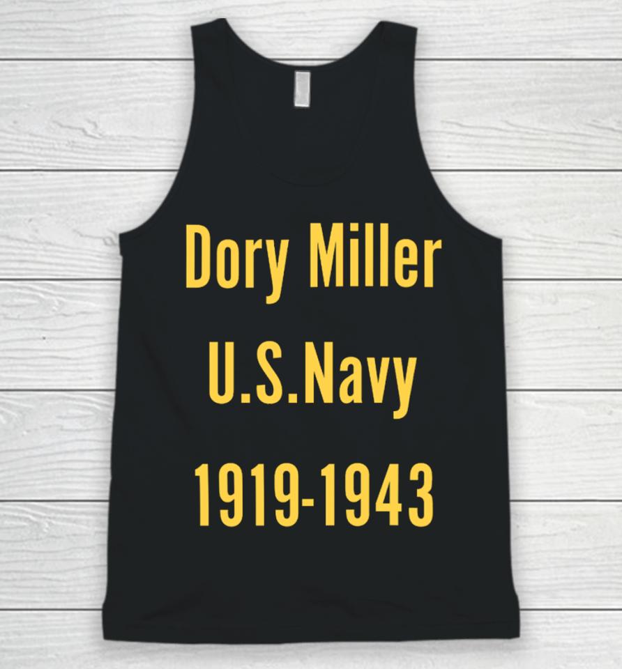 Official Dory Miller Us Navy 1919-1943 Unisex Tank Top