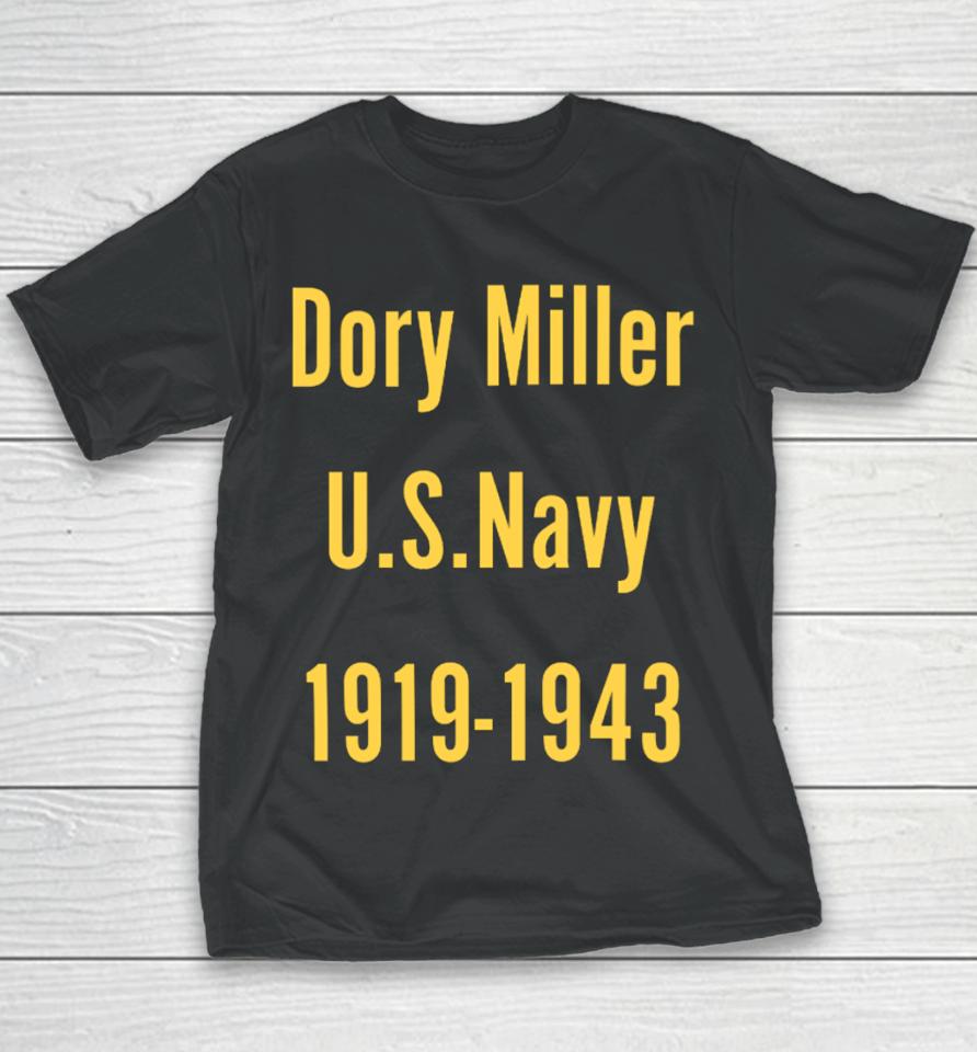 Official Dory Miller Us Navy 1919-1943 Youth T-Shirt