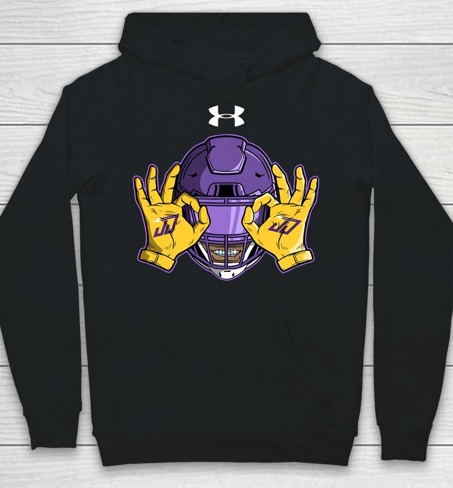 Official Justin Jefferson Griddy Minnesota Under Armour Hoodie