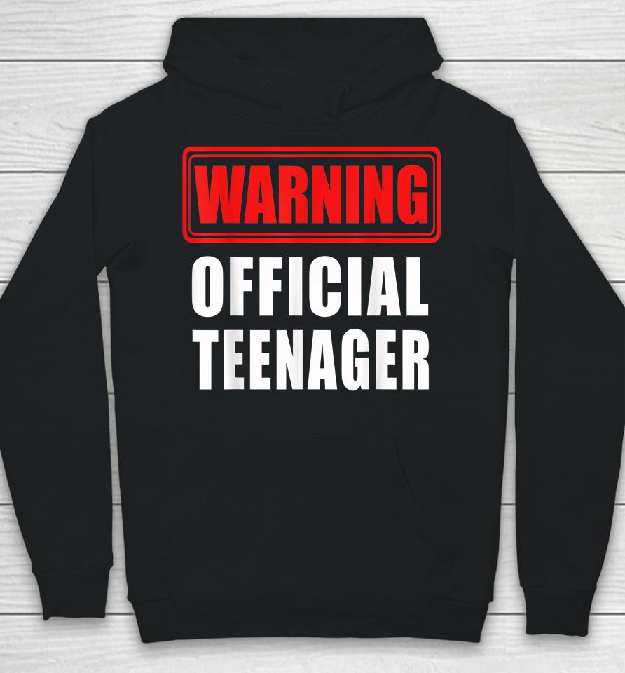 Official Teenager 13Th Birthday Gift 13 Year Old Hoodie
