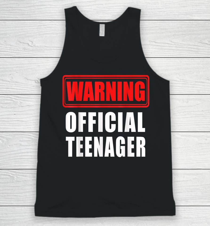 Official Teenager 13Th Birthday Gift 13 Year Old Unisex Tank Top