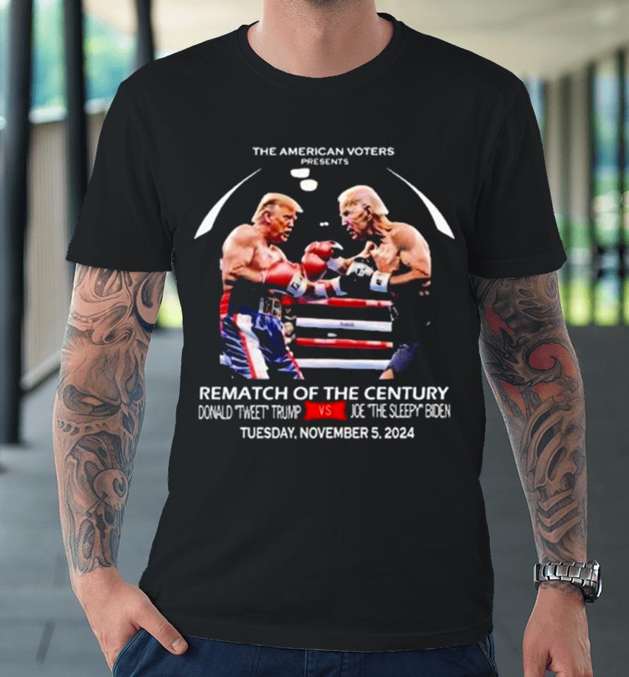 Official Trump Vs Biden Boxing Rematch Of The Century Premium T-Shirt