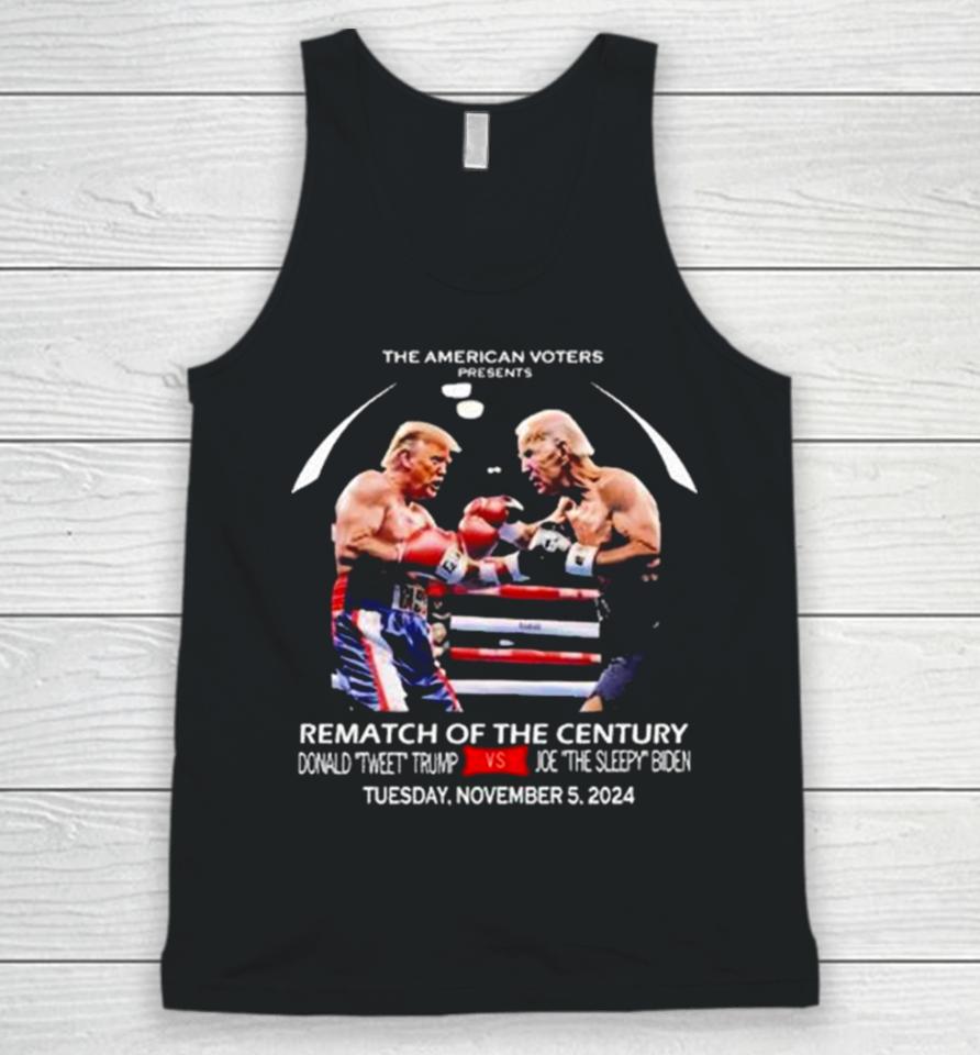 Official Trump Vs Biden Boxing Rematch Of The Century Unisex Tank Top