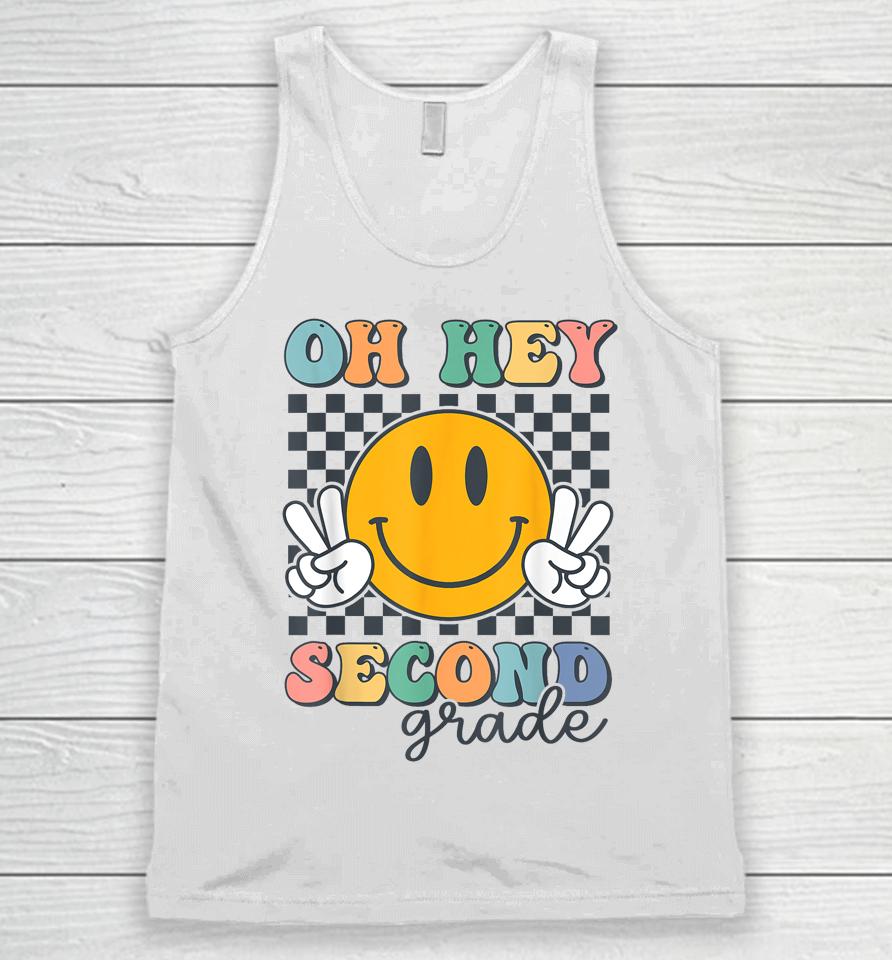 Oh Hey Second Grade Cute Smile Back To School 2Nd Grade Team Unisex Tank Top