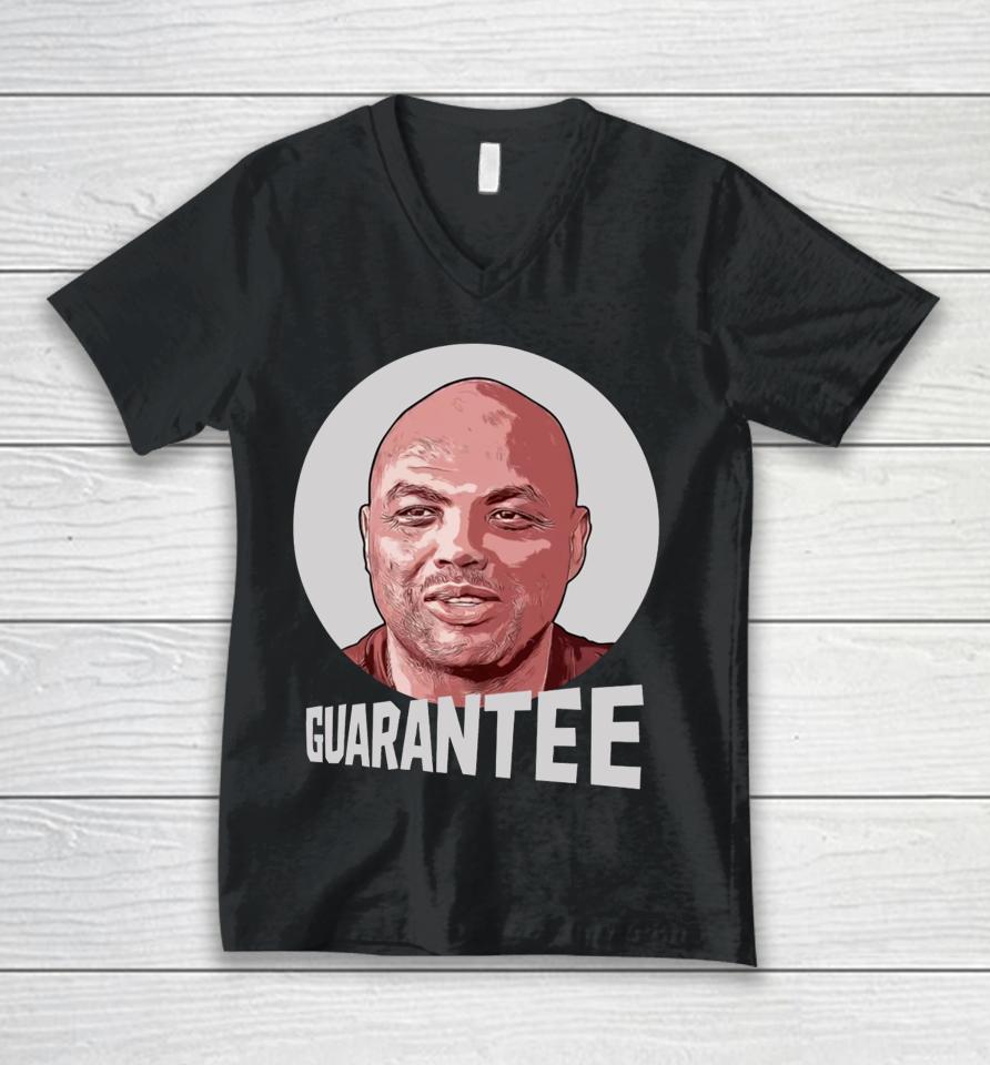 Oh No He Didn’t Chuck Guarantee Unisex V-Neck T-Shirt