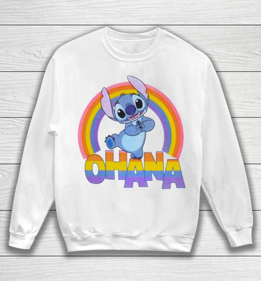Ohana Stitch Rainbow Sweatshirt