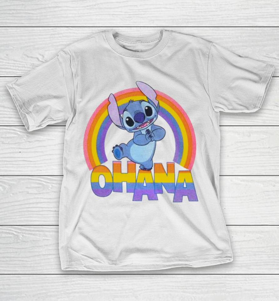 Ohana Stitch Rainbow T-Shirt