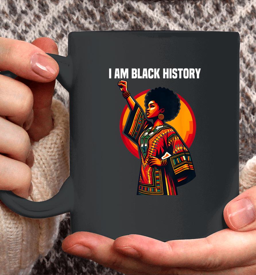 Oheneba I Am Black History Month American Afro Melanin Coffee Mug