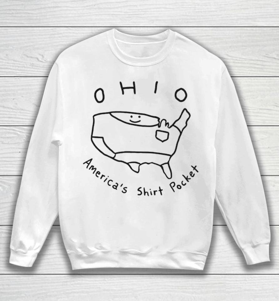 Ohio America’s Pocket Cute Map Shirtshirts Sweatshirt