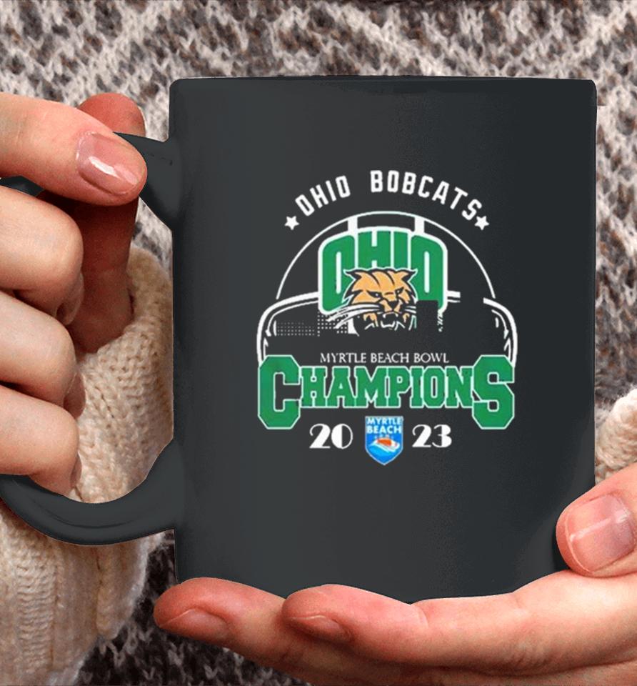 Ohio Bobcats City Myrtle Beach Bowl 2023 Champions Coffee Mug