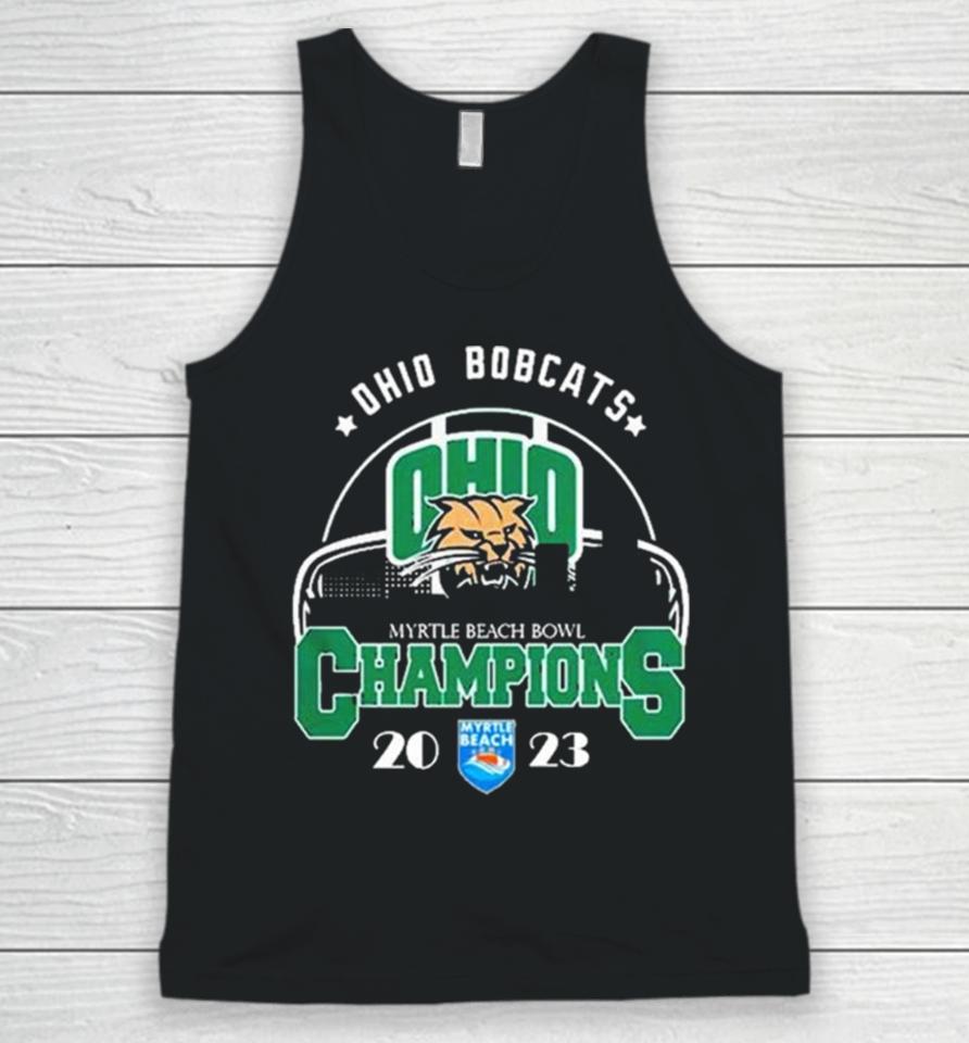 Ohio Bobcats City Myrtle Beach Bowl 2023 Champions Unisex Tank Top