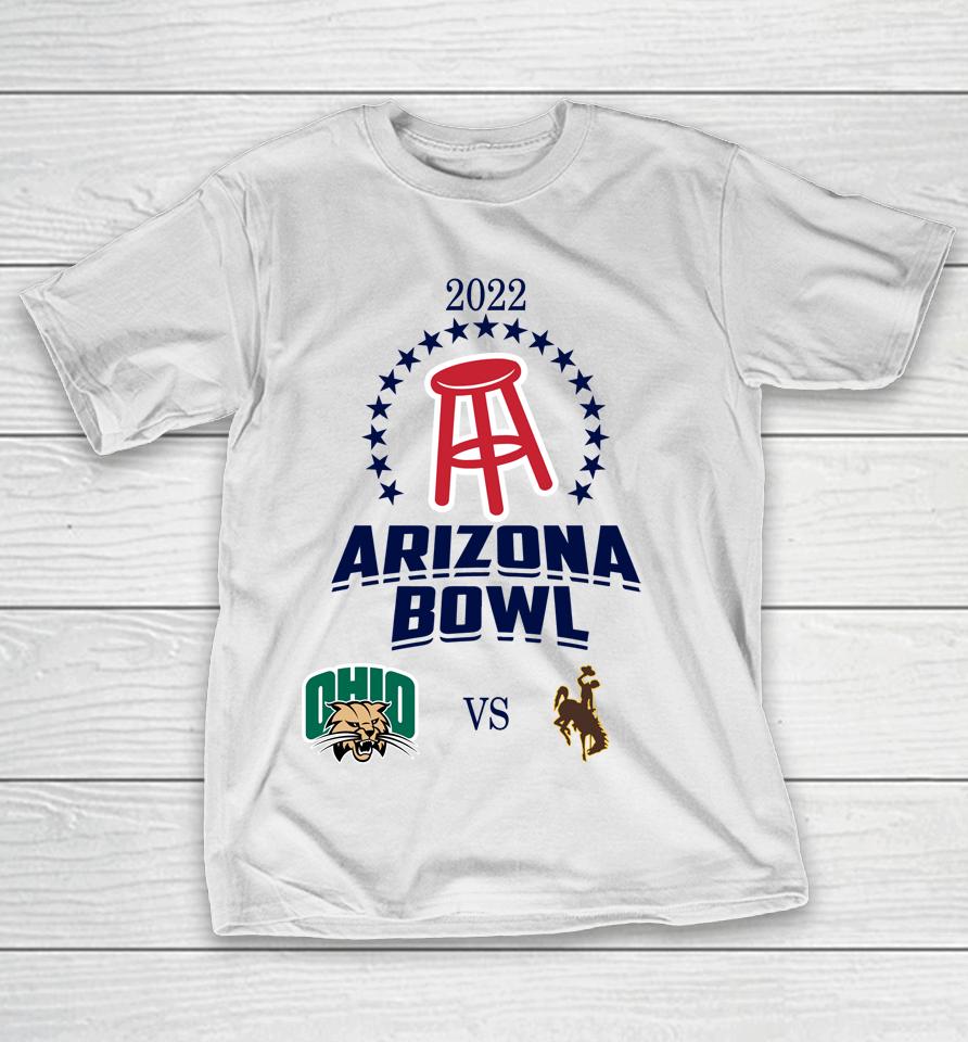 Ohio Bobcats Vs Wyoming Cowboys 2022 Arstool Sports Arizona Bowl T-Shirt