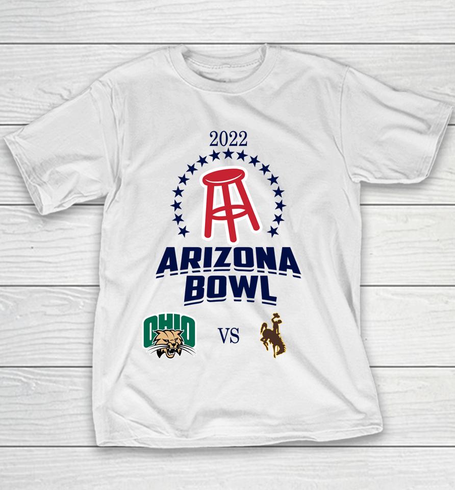 Ohio Bobcats Vs Wyoming Cowboys 2022 Arstool Sports Arizona Bowl Youth T-Shirt