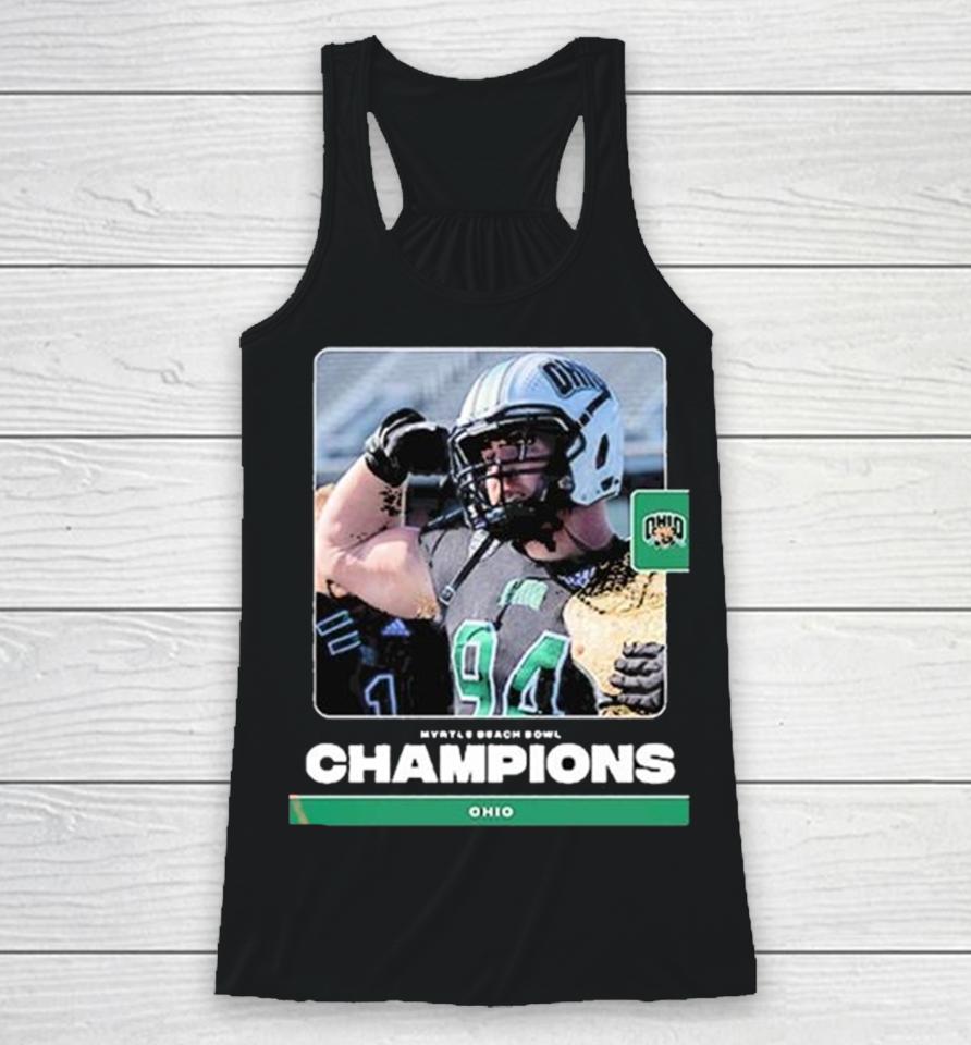 Ohio Has Back To Back 10 Wins Seasons For The First Time In Program History After Winning 2023 The Myrtle Beach Bowl Racerback Tank