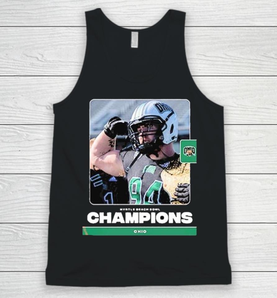 Ohio Has Back To Back 10 Wins Seasons For The First Time In Program History After Winning 2023 The Myrtle Beach Bowl Unisex Tank Top