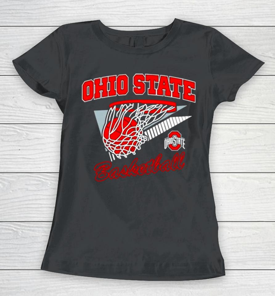 Ohio State Basketball Ncaa Team Logo Women T-Shirt