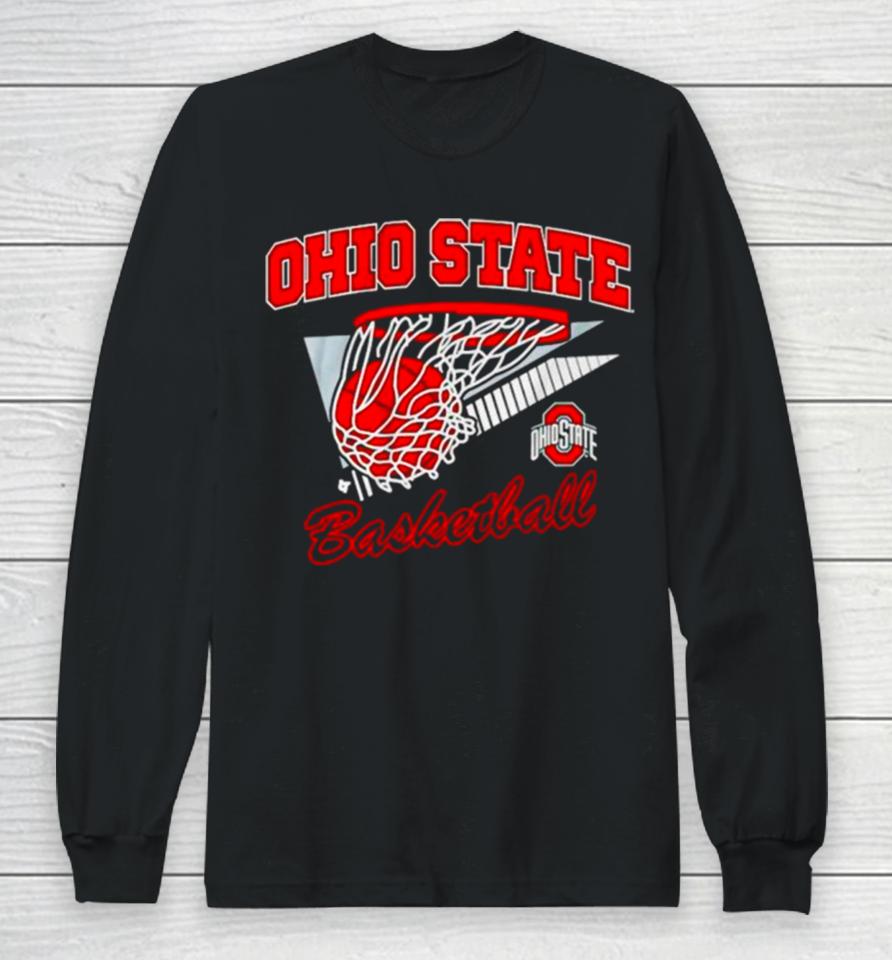 Ohio State Buckeyes Basketball Retro Long Sleeve T-Shirt