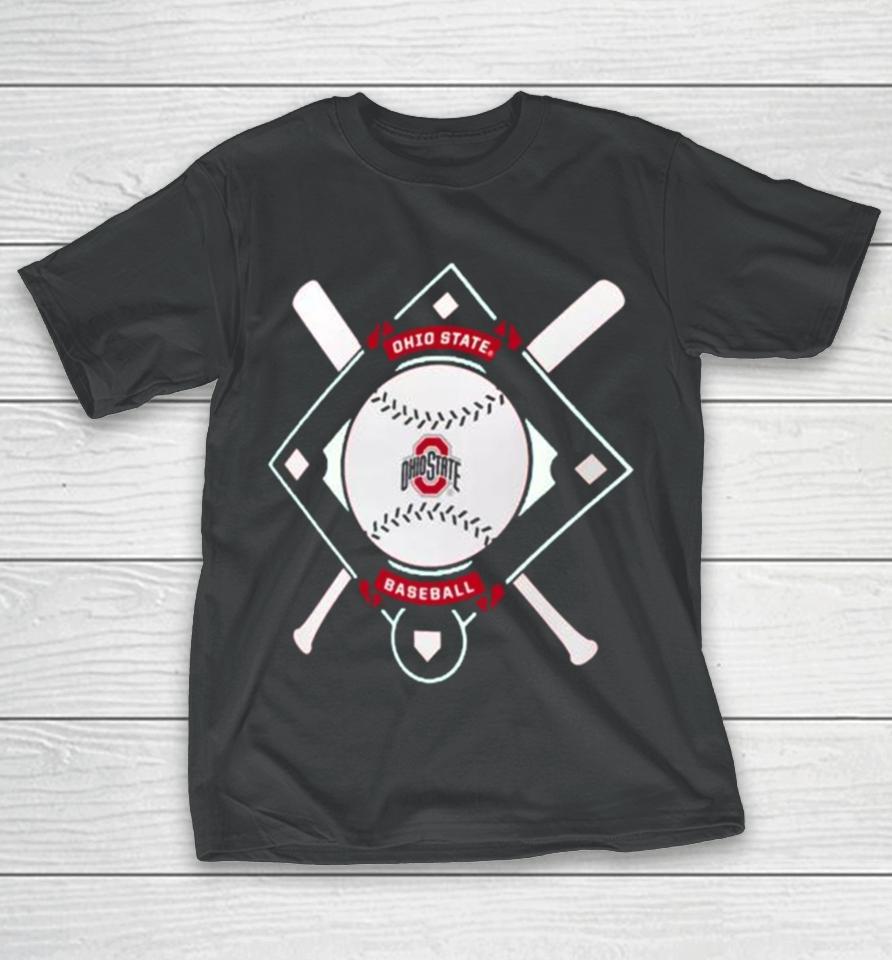 Ohio State Buckeyes Dri Fit Baseball Plate T-Shirt