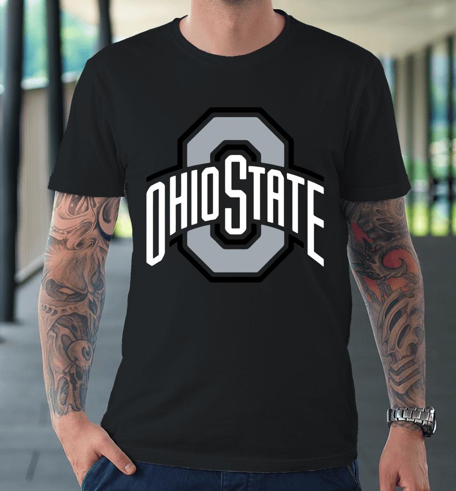 Ohio State Buckeyes Identity Logo Scarlet Premium T-Shirt